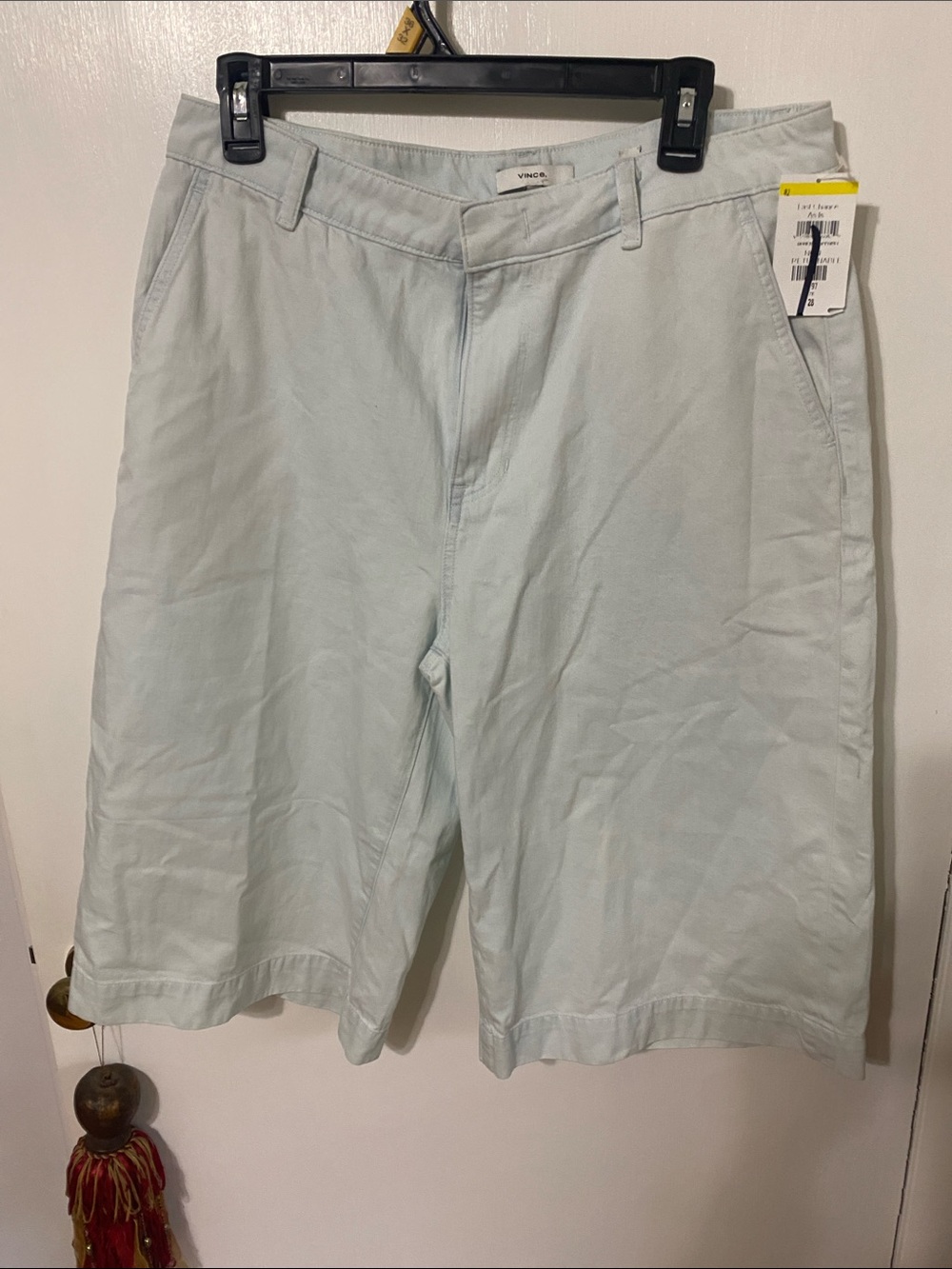 Vince Light Mint Green Cargo Shorts